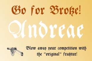 Andreae Font: Historic Blackletter for Digital Branding