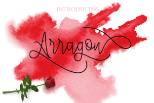 Arragon Font: Modern Calligraphy for Handmade Labels