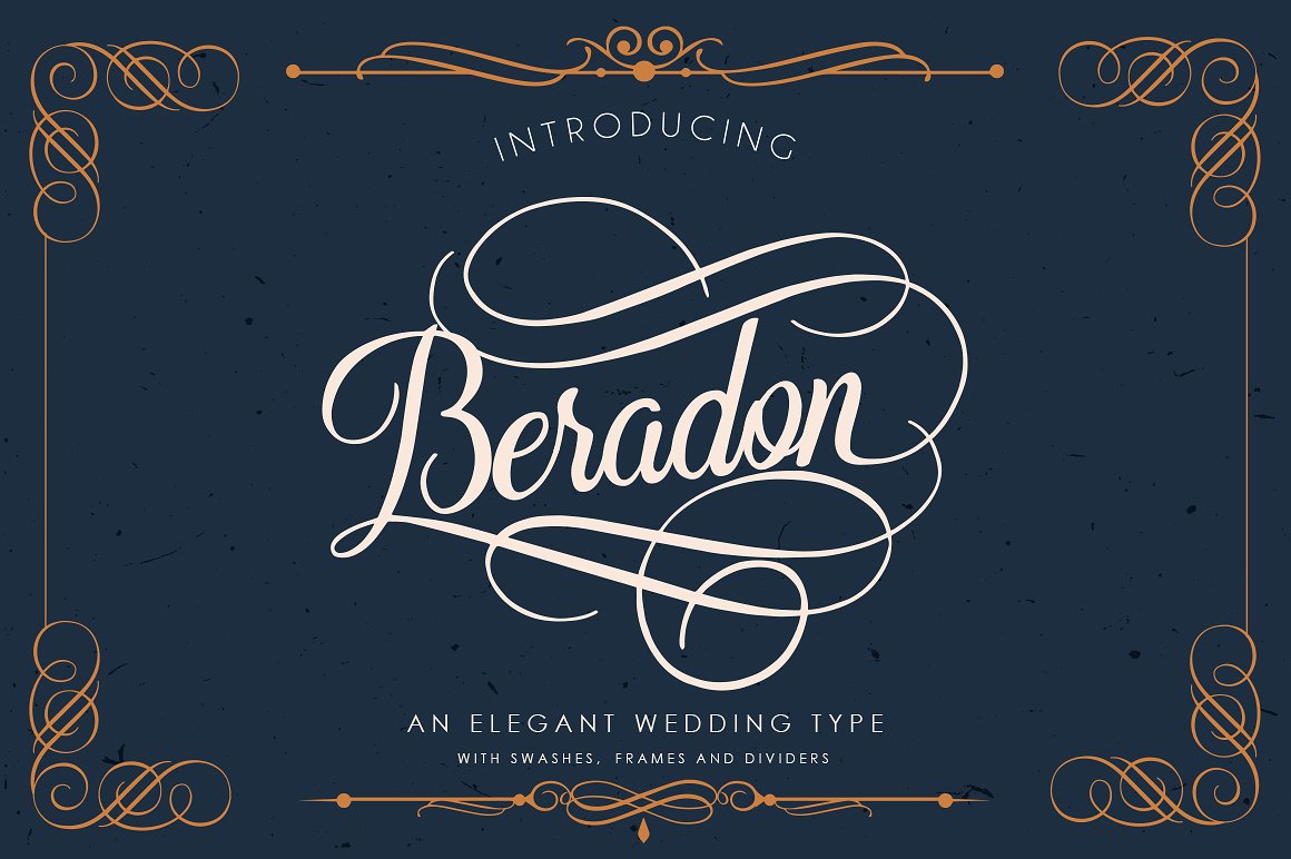 Beradon Font Review: Elegant Script for Campaign Visuals