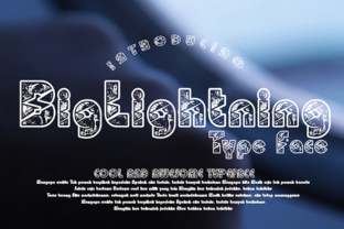 BigLightning Font Review for Editorial Design
