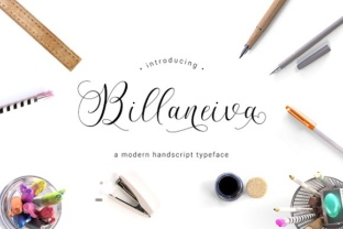 Billaneiva Font: Elegant Script for Modern Design