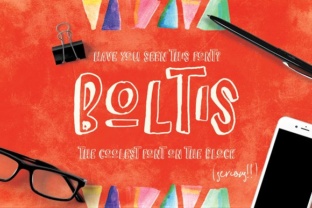 Boltis Font: Handcrafted Script for Makers
