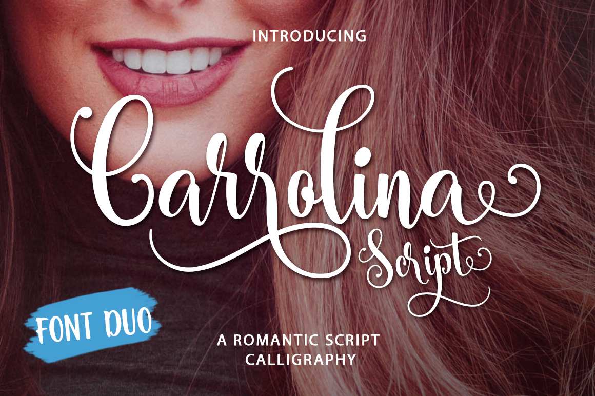 Carrolina Font Duo Review for Handmade Product Design