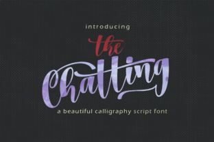 Chatting Font: A Fluid Script for Handmade Labels