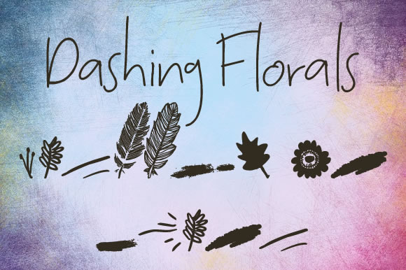 Dashing Florals Font for High-Impact Marketing Visuals