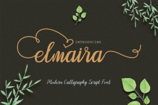 Elmaira Font: Handwritten Flow for Makers