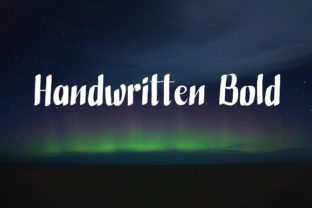 Handwritten Bold Font for Editorial Design and Branding