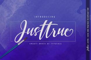 Justtrue Font: A Script Handwritten Trio for Business Branding