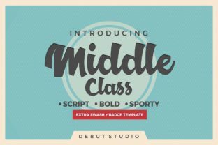 Middle Class Font: Playful Script for Editorial Branding
