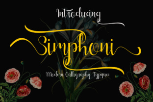 Simphoni Font: Elevating Campaign Visuals with Elegant Swashes