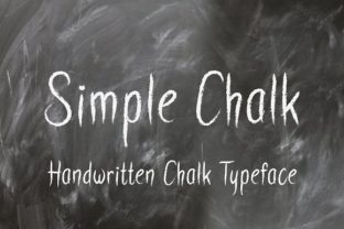 Simple Chalk Font for Authentic Editorial Design