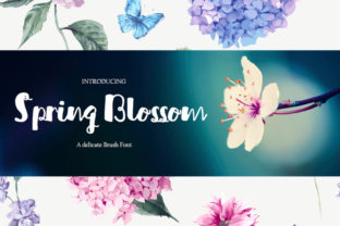 Spring Blossom Font: Playful Brush Typography for Web Design