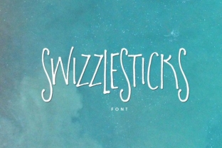 Swizzlesticks Font for High-Impact Campaign Visuals