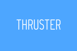 Thruster Font Review: A Clean Caps-Only Typeface for Makers