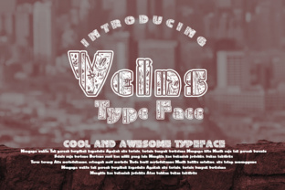 Veins Font: Editorial Design for Organic Layouts