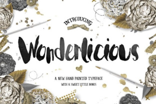 Wonderlicious Font: Elegant Script for Creative Projects