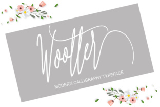 Wootter Font: Modern Calligraphy for Creative Projects